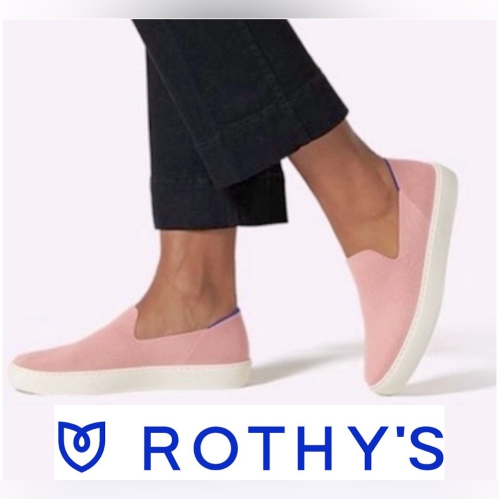 Rothy's Pink Slip-On Sneakers